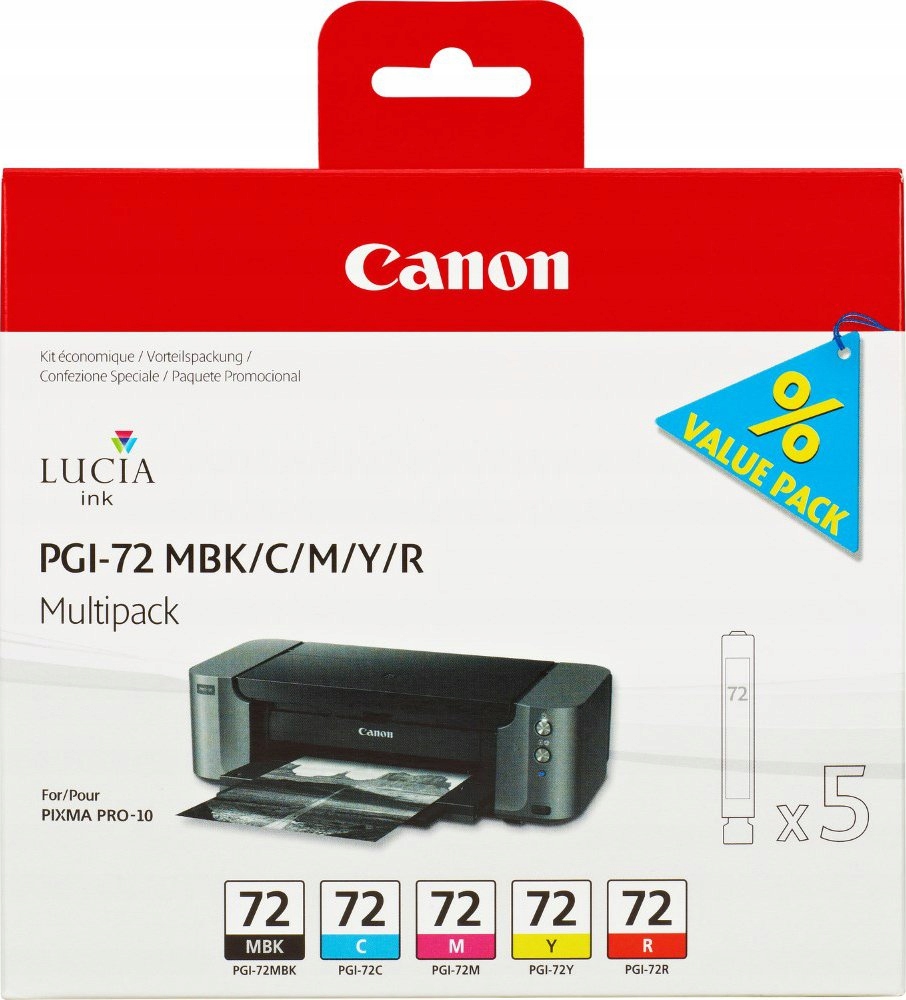 Canon PGI-72 Mbk/c/m/y/r Multi Pack