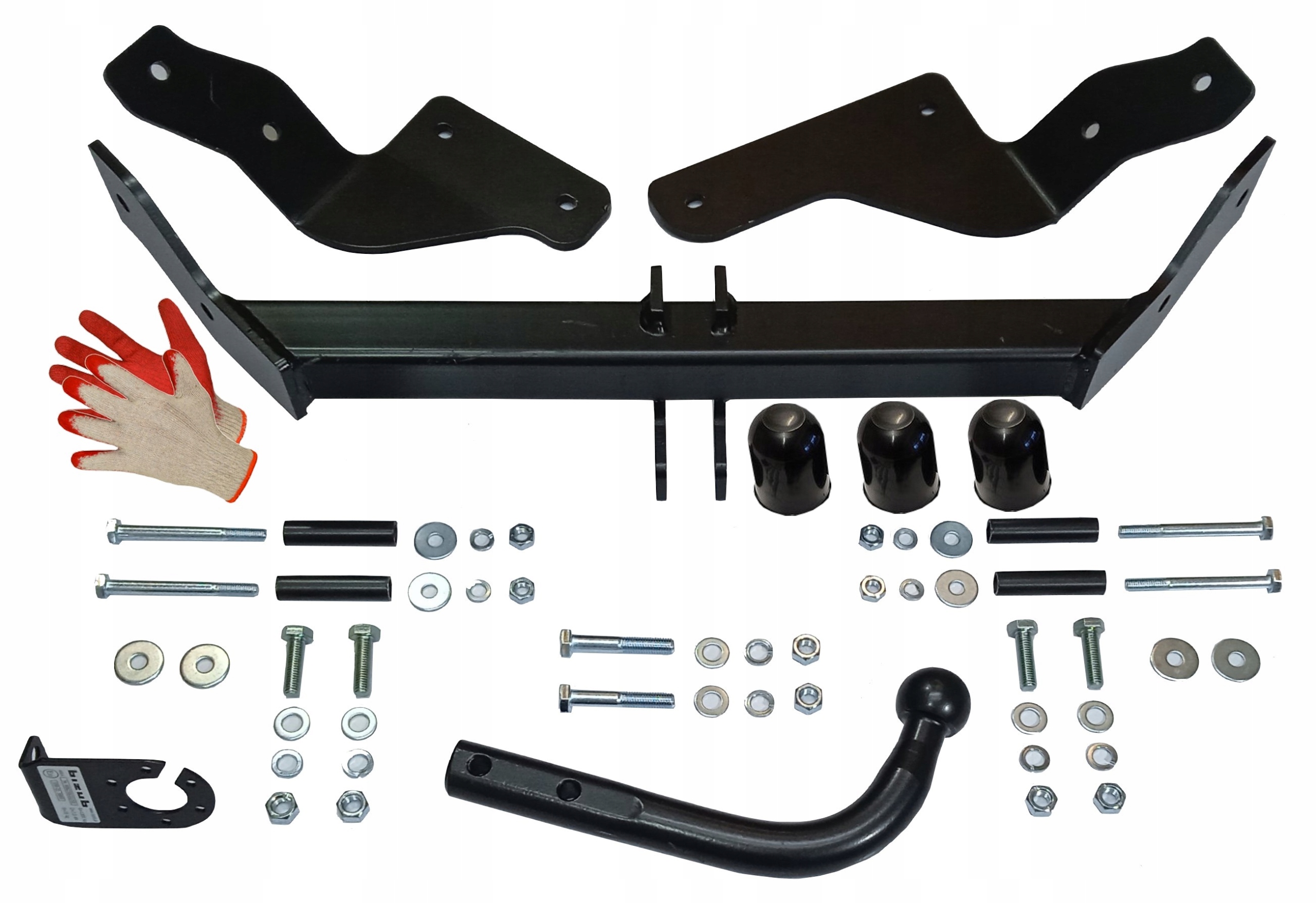 HAK HOLOWNICZY+OSŁONKI do FIAT FIORINO+QUBO PEUGEOT BIPPER+TEPEE 2007do2021 Producent Bizub Hak-Pol