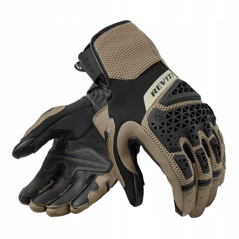 Motocyklové rukavice Revit Sand 5 Sand/black béžová čierna