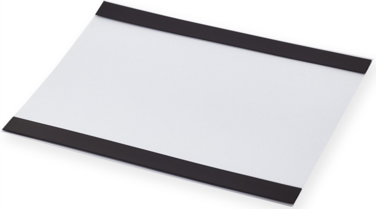 KIESZEŃ PLAKATOWA MAGNETYCZNA MAGNES 2X19 MM - POZIOM A4 - 5 SZT