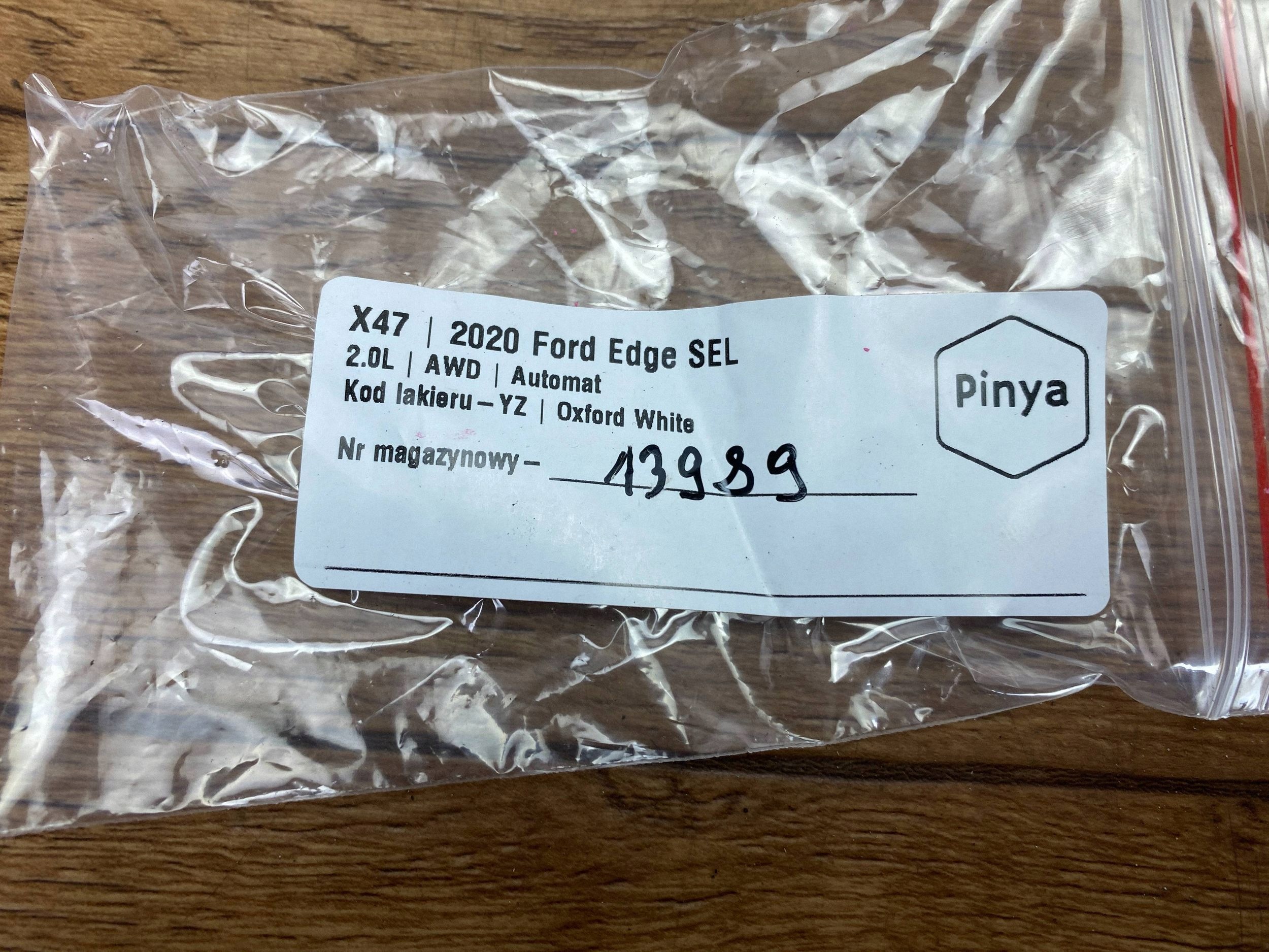 FANALE oswietlenie interna Ford Edge II 2019+