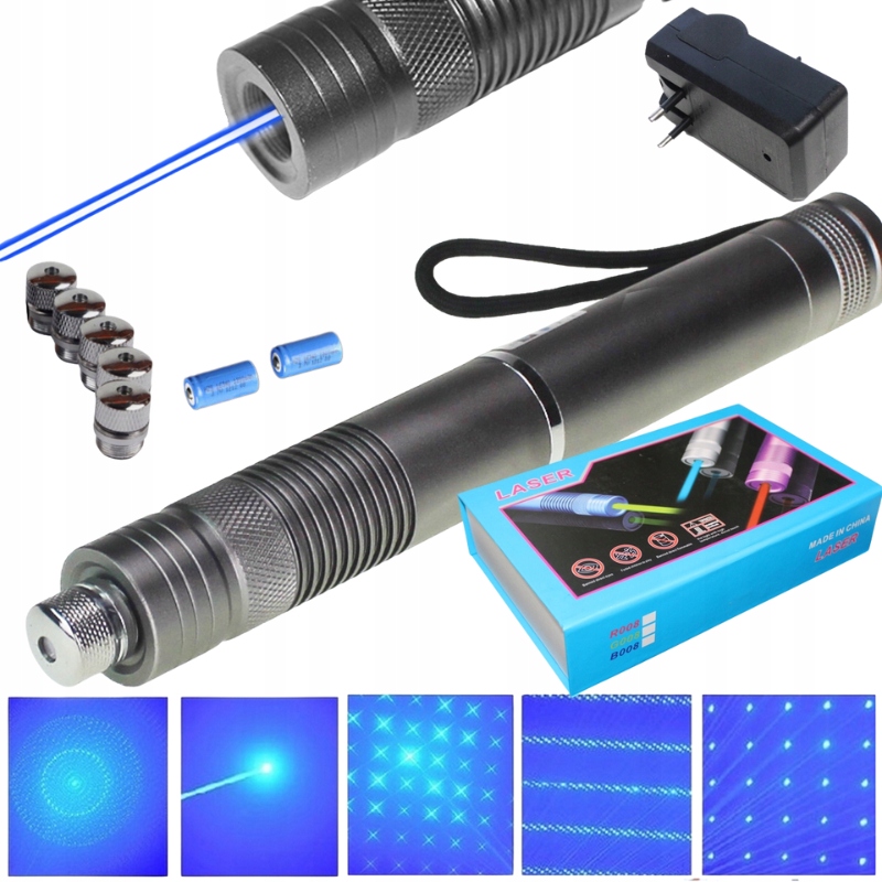 Nejsilnější Legální Laserové Modré Laserové Ukazovátko 50000 Mw Bodové