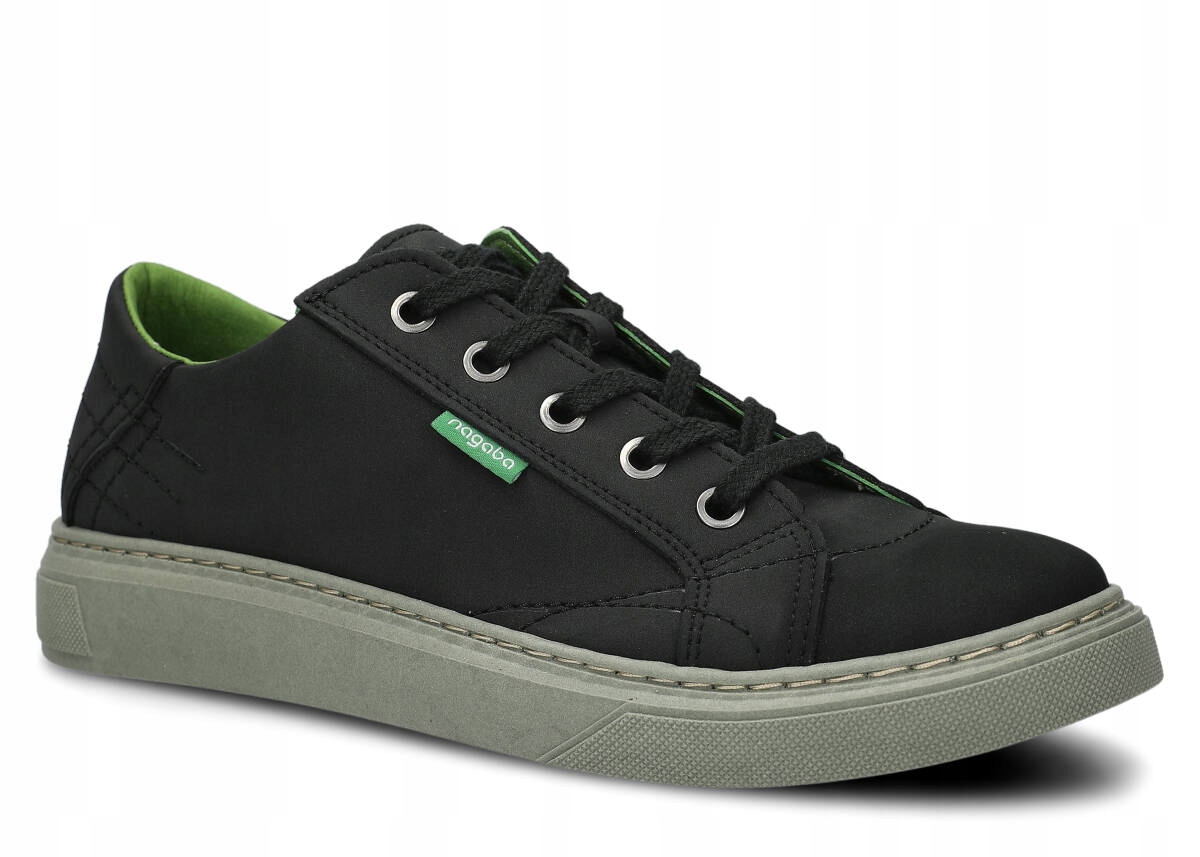 Nagaba 412 Černá Pohodlné, Veganské Pánské Polobotky