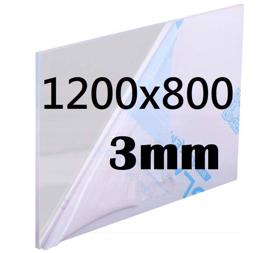 Plexi Plexi Plexi Plexa na míru 120 x 80 cm 3 mm Bezbarvá Deska