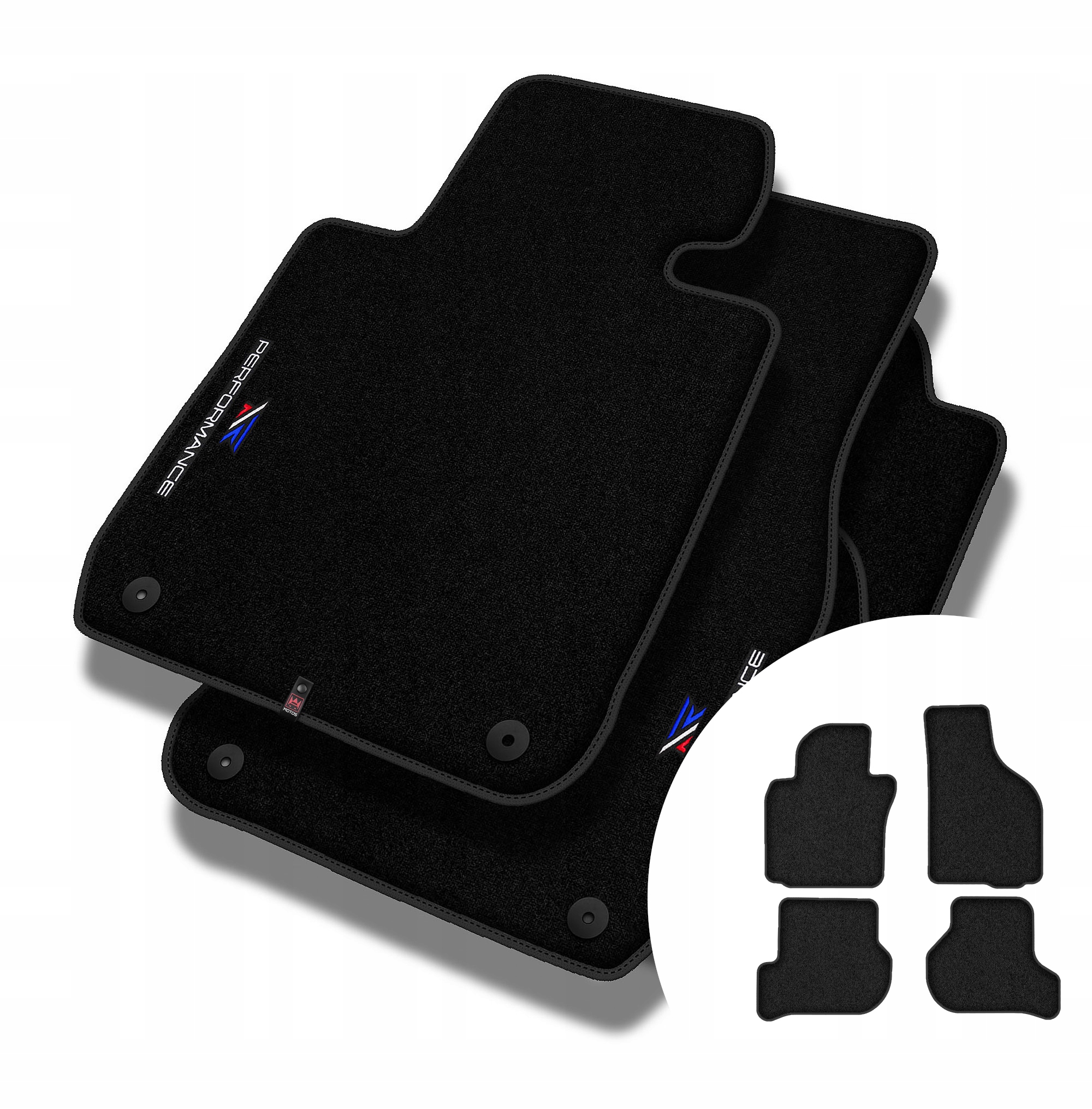 Velúrové koberčeky Performance Premium pre Volkswagen Golf V 2003-2009
