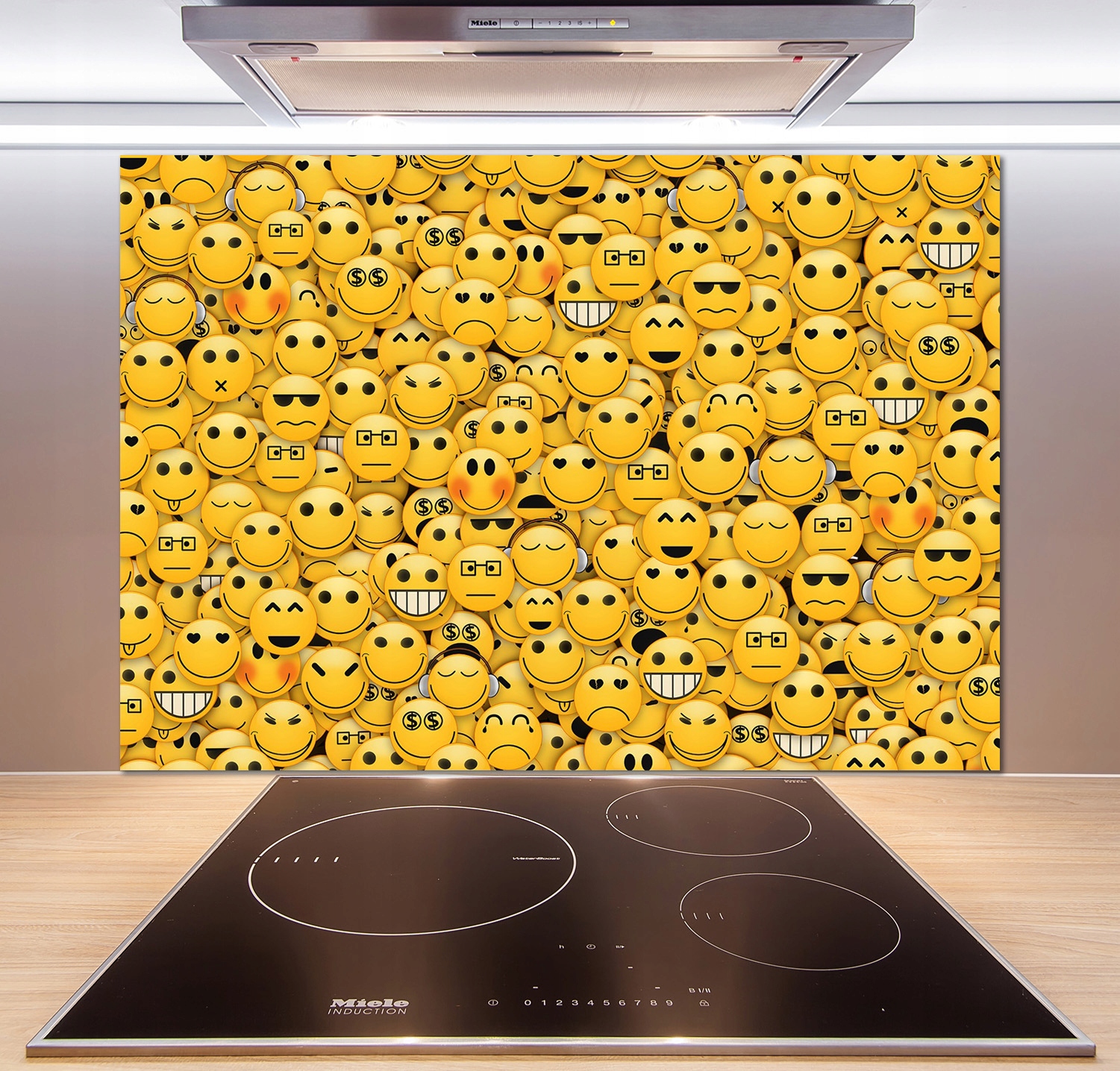 

Panel między meble w kuchni Emotikony 100x70 +klej