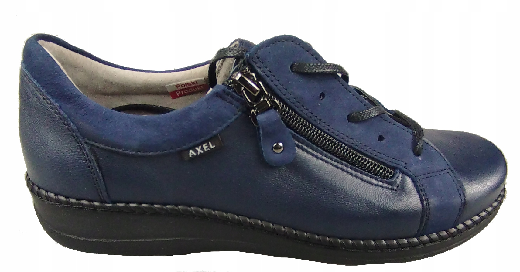 Axel Polobotky 1814 Marine+námořnická Modrá Nubuk r39