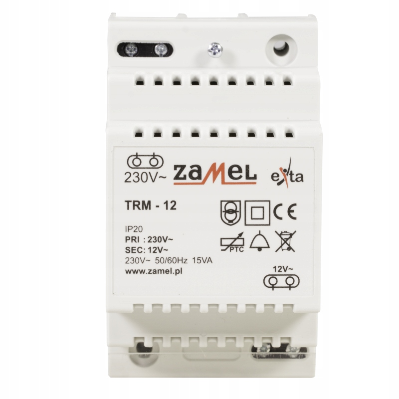 

Transformator modułowy 230/12V Ac TRM-12 Zamel