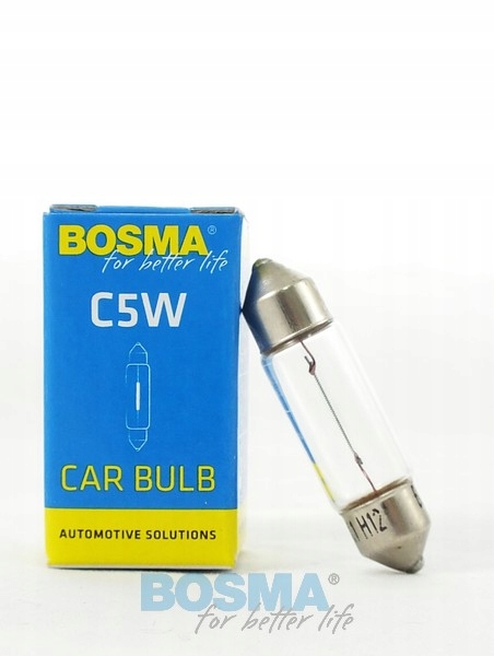 Żarówka 24V 5W SV8,5 10X36 C5W Single Bo