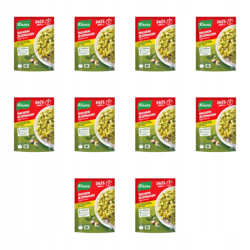 Knorr Těstoviny se špenátem v sýrové omáčce 160 g X10