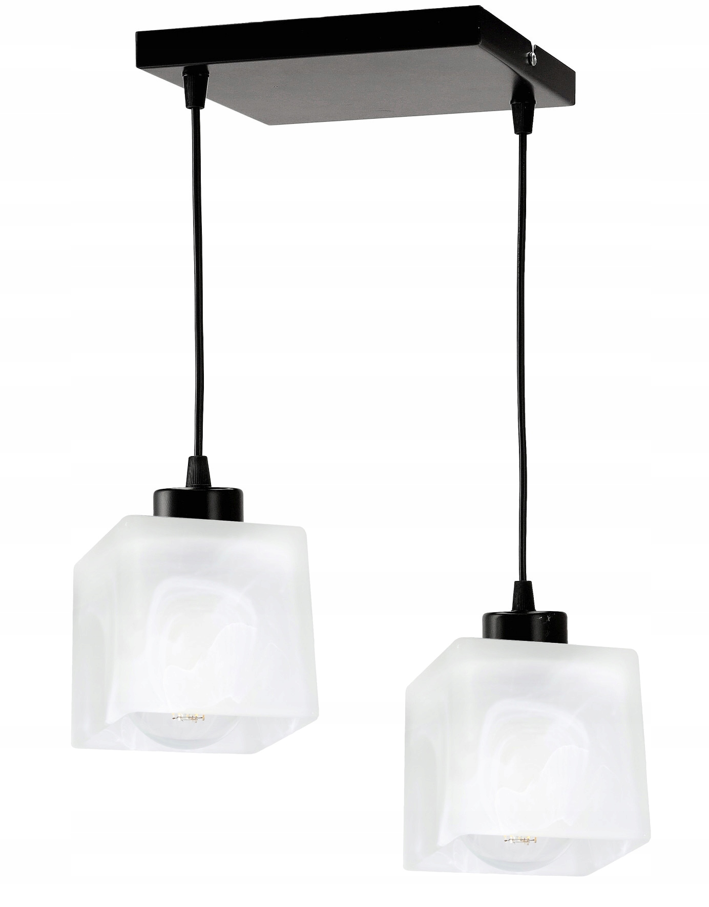 závěsné stropní svítidlo Zwis E27 Skleněný Lustr 2