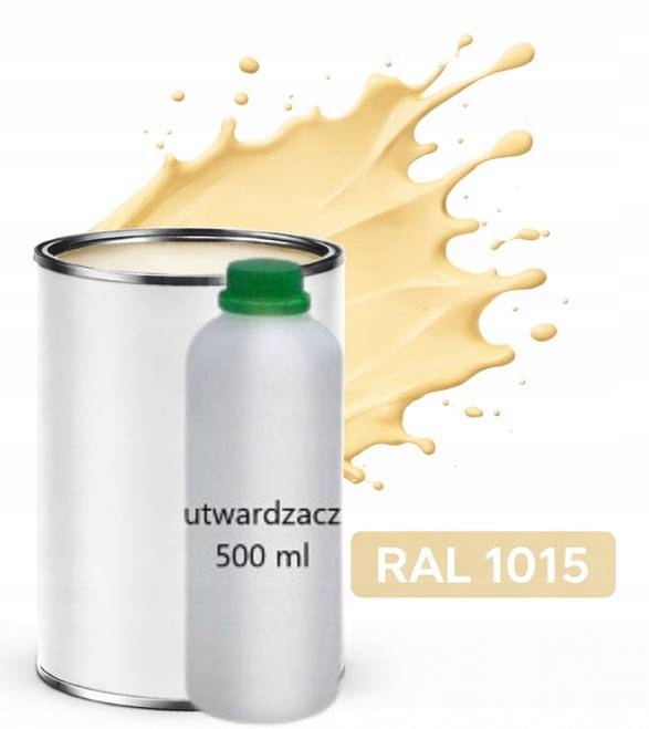 Ral 1015 Polyuretan Akryl 2:1 1L Pololesklý Lak Tužidlo Normal 0,5L
