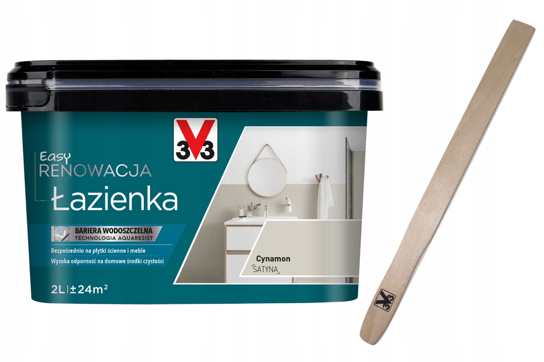 

V33 Easy Renowacja Łazienka Cynamon 2L