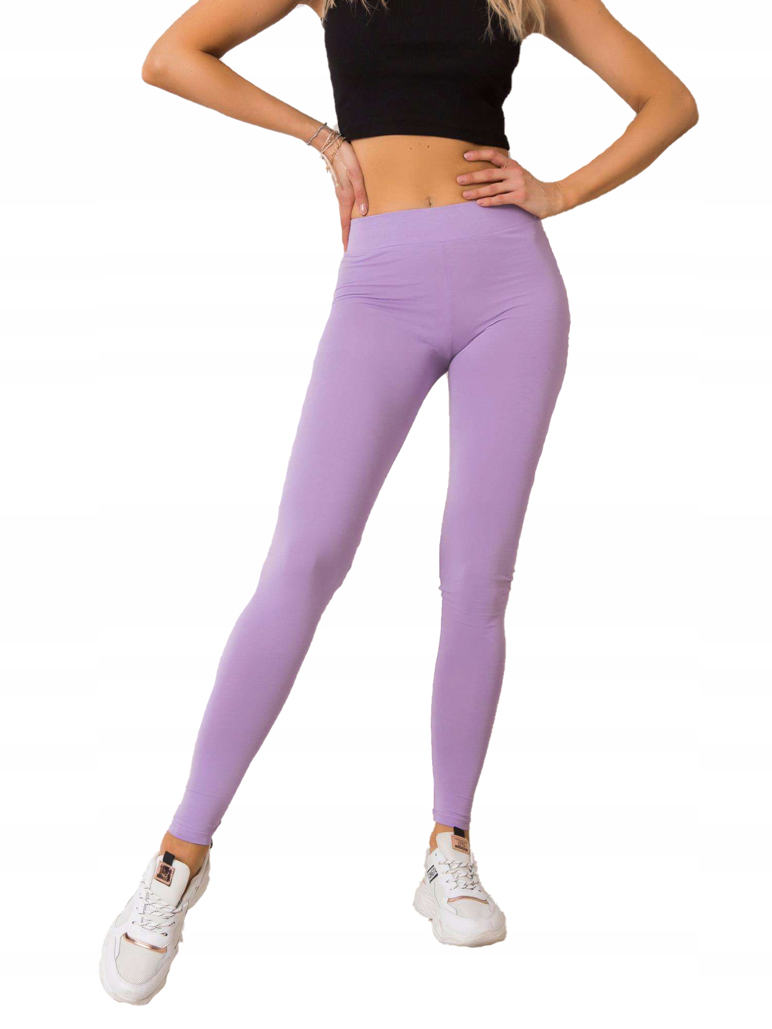 

Legginsy Bawełniane długie gładkie Damskie - M