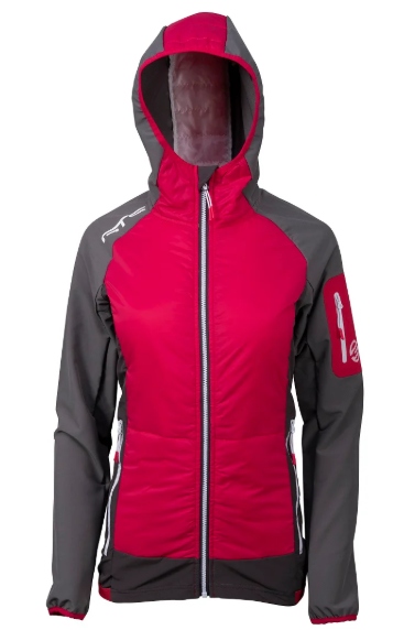 Dámská prošívaná termo bunda Gts Lady Jacket Hybrid 4 Way 42/XL, růžová