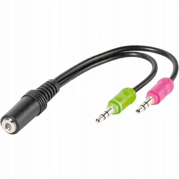 

Adapter/Kabel Jack 4 polowy gniazd - 2 x Jack wtyk