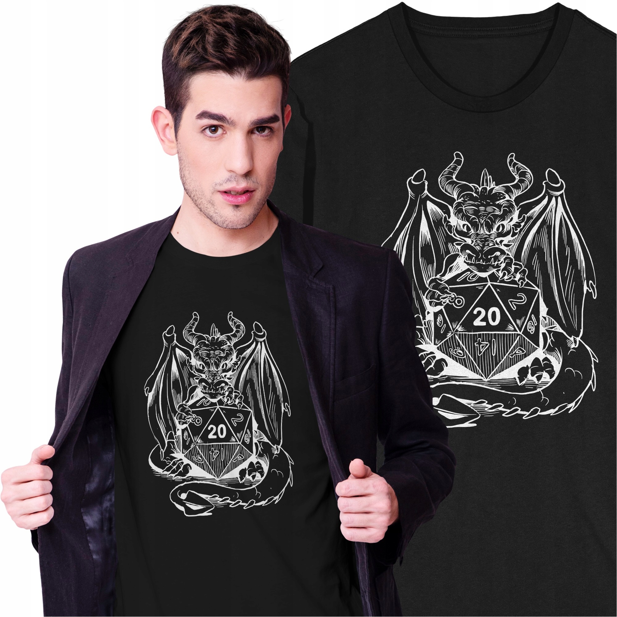 

Dungeons And Dragons Dice Koszulka Kości D&D