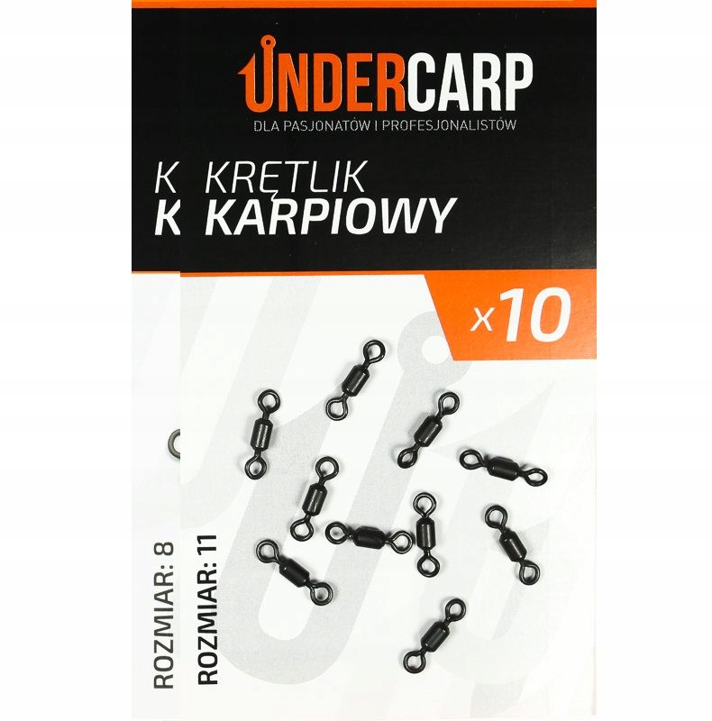 Krętlik karpiowy roz 11 UnderCarp 10szt