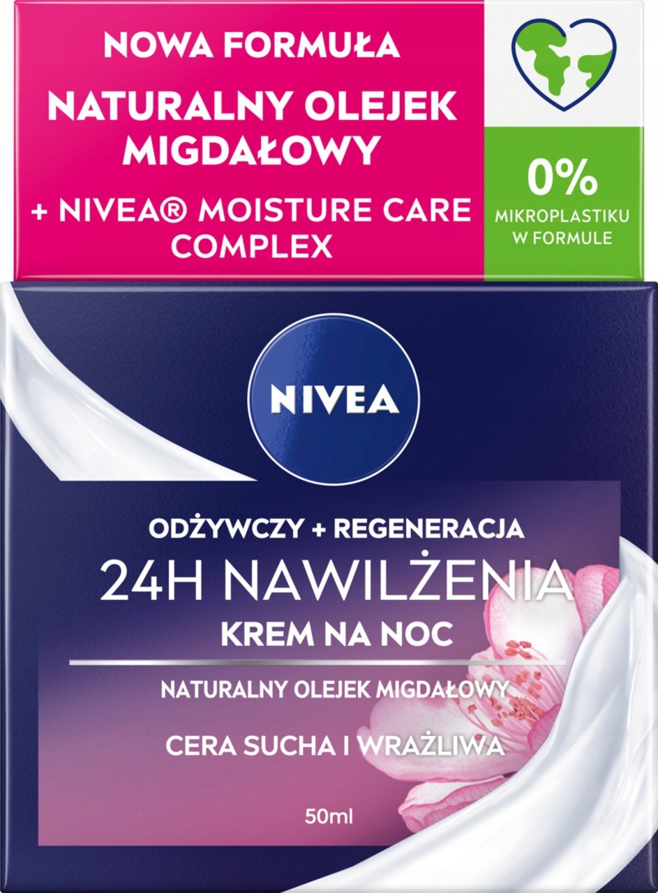 NIVEA ODŻYWCZY KREM DO TWARZY NA NOC 50ML