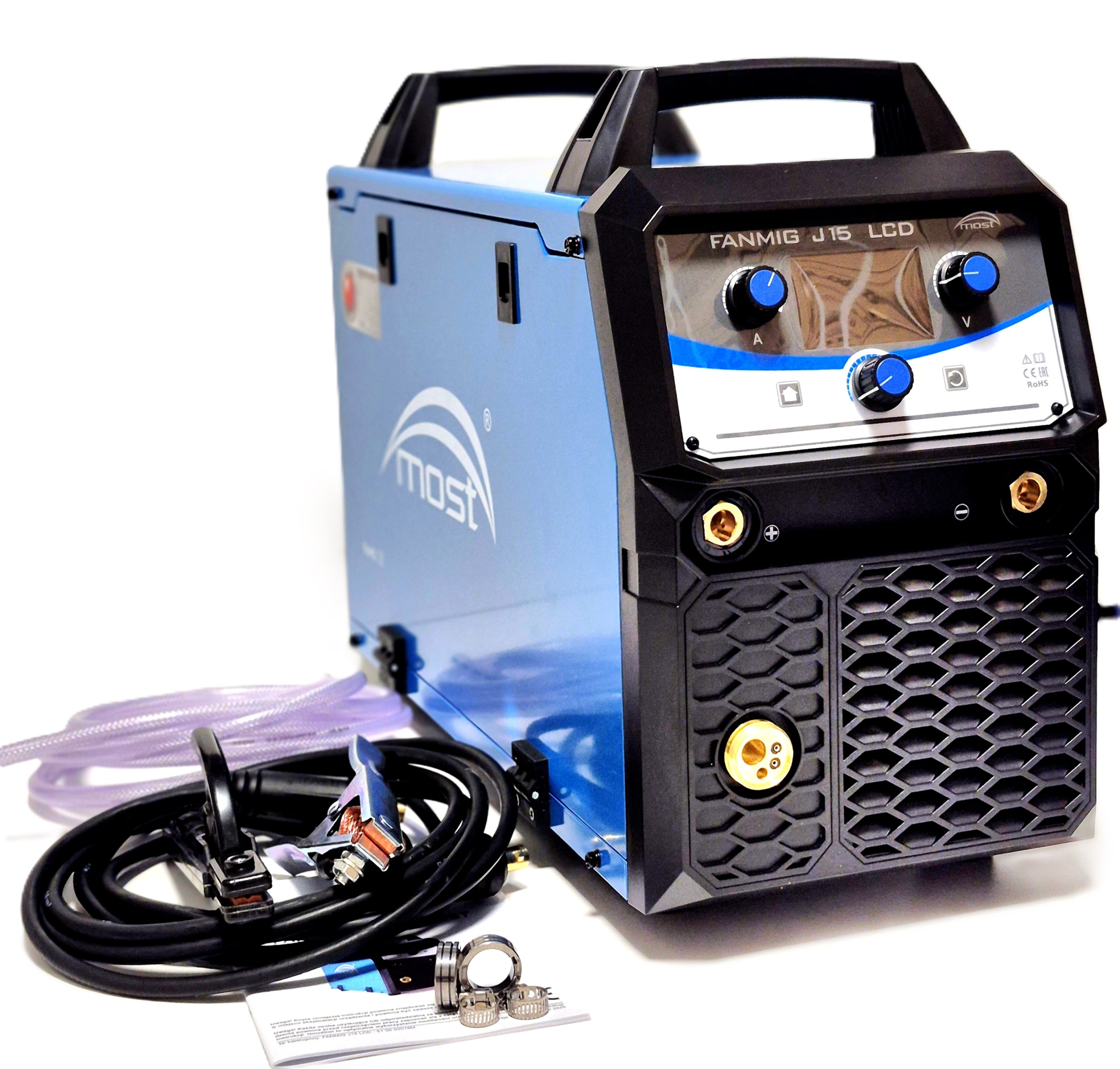 Półautomat spawalniczy Fanmig J15 LCD Most 4x4 15kg Mig/mag Mma Tig