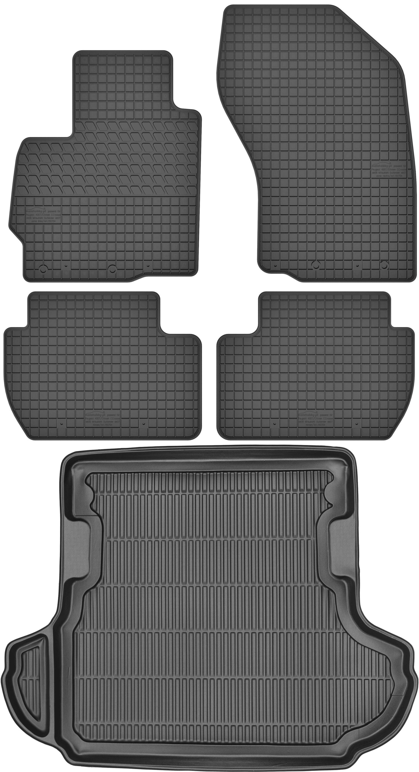 

Mitsubishi Outlander 06-12 Bagażnik dywaniki