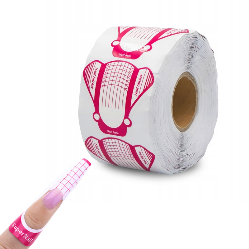 Szablon Formy Do Przedłużania Paznokci Manicure Żelu Akrylu Summer 500 szt.