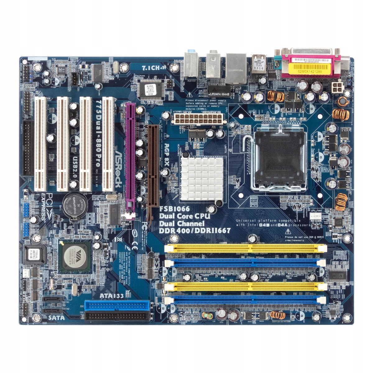Asrock 775dual Vsta Asrock 775 Ddr3 Płyty Główne ASRock (Intel