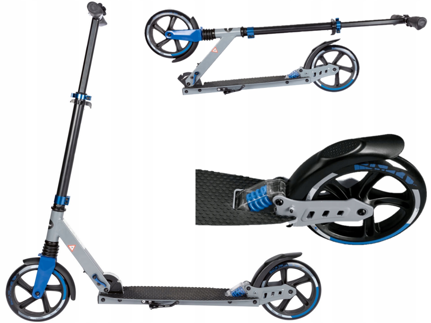 Hulajnoga Miejska Aluminiowa Składana Wytrzymała dzieci Dorosłych Koła 20CM