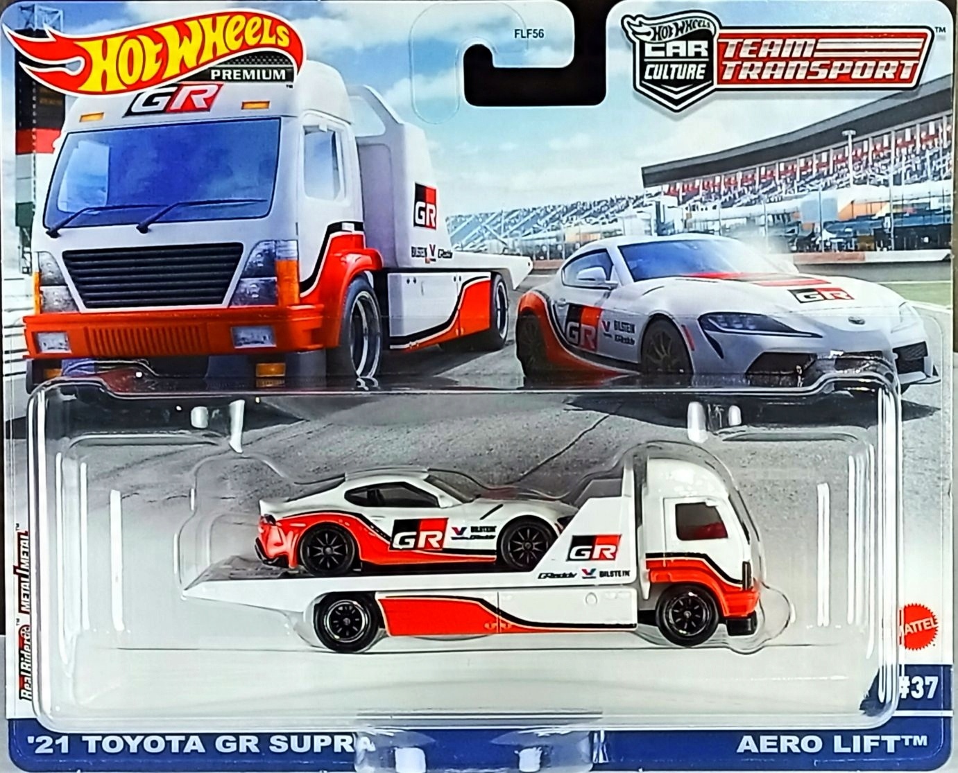 

Hot Wheels Team Transport Toyota Gr Supra Aero #37