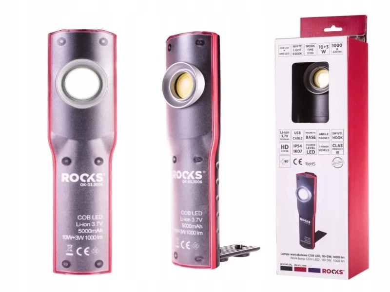 10+3W 1000lm Rooks COB светодиодный светильник для мастерской