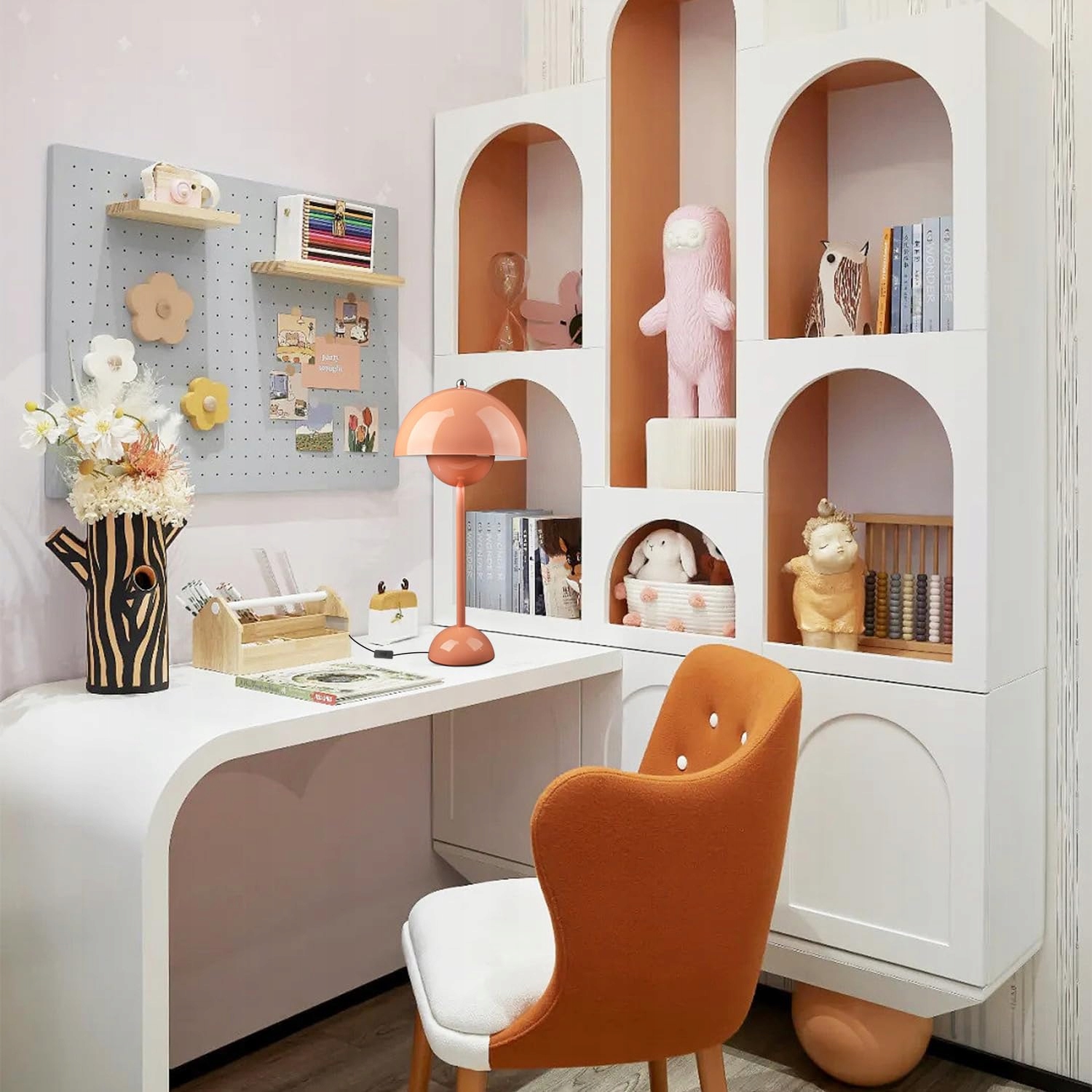 LAMPA STOŁOWA LED NA BATERIE LAMPKA NOCNA LED PRZYCIEMNIANIA DOTYKOWE Kolekcja none