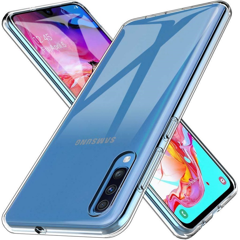 Etui do SAMSUNG A70 Przezroczyste SLIM + SZKŁO