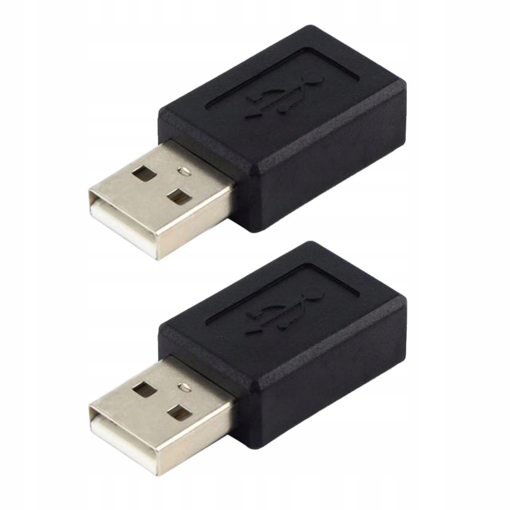 2x Micro USB żeński na męski adapter USB2.0