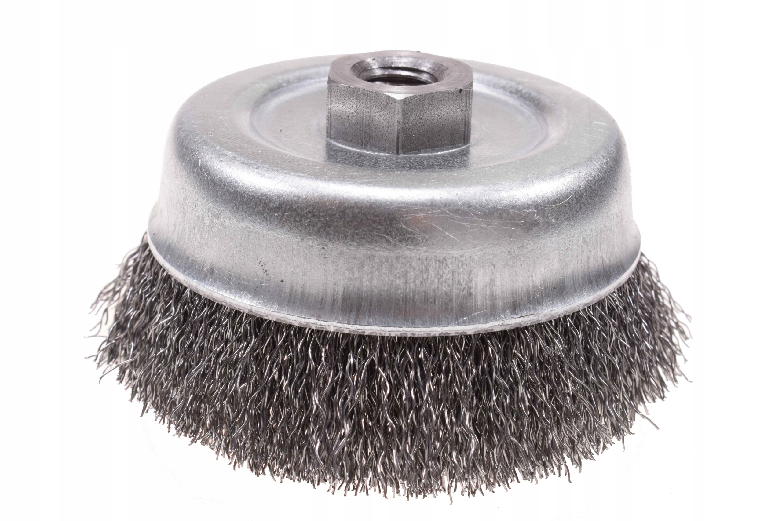 SZCZOTKA DOCZOŁOWA DRUCIANA DO SZLIFIERKI M14 80MM