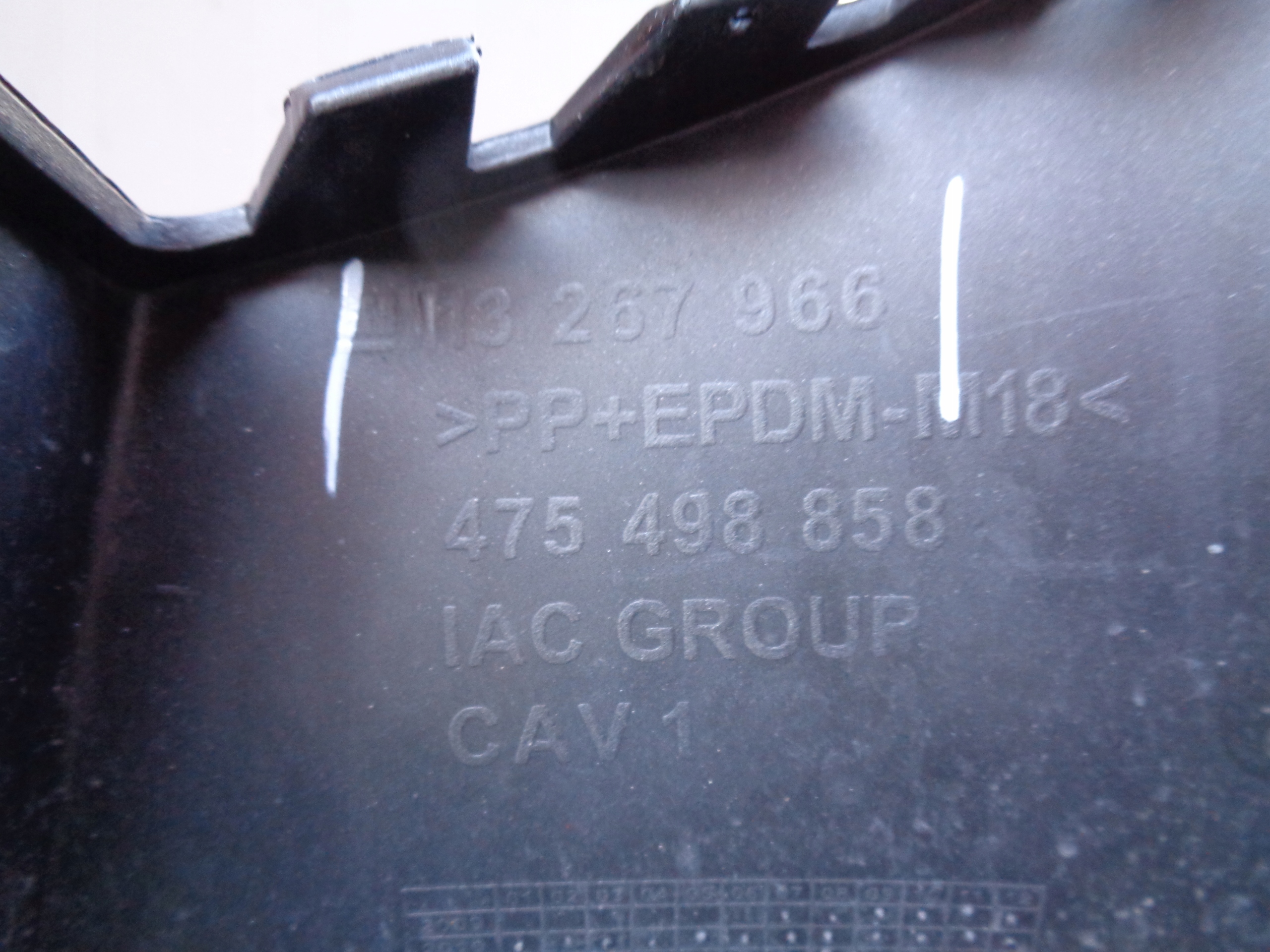 bumper rear OPEL MERIVA B 10- NR 40838