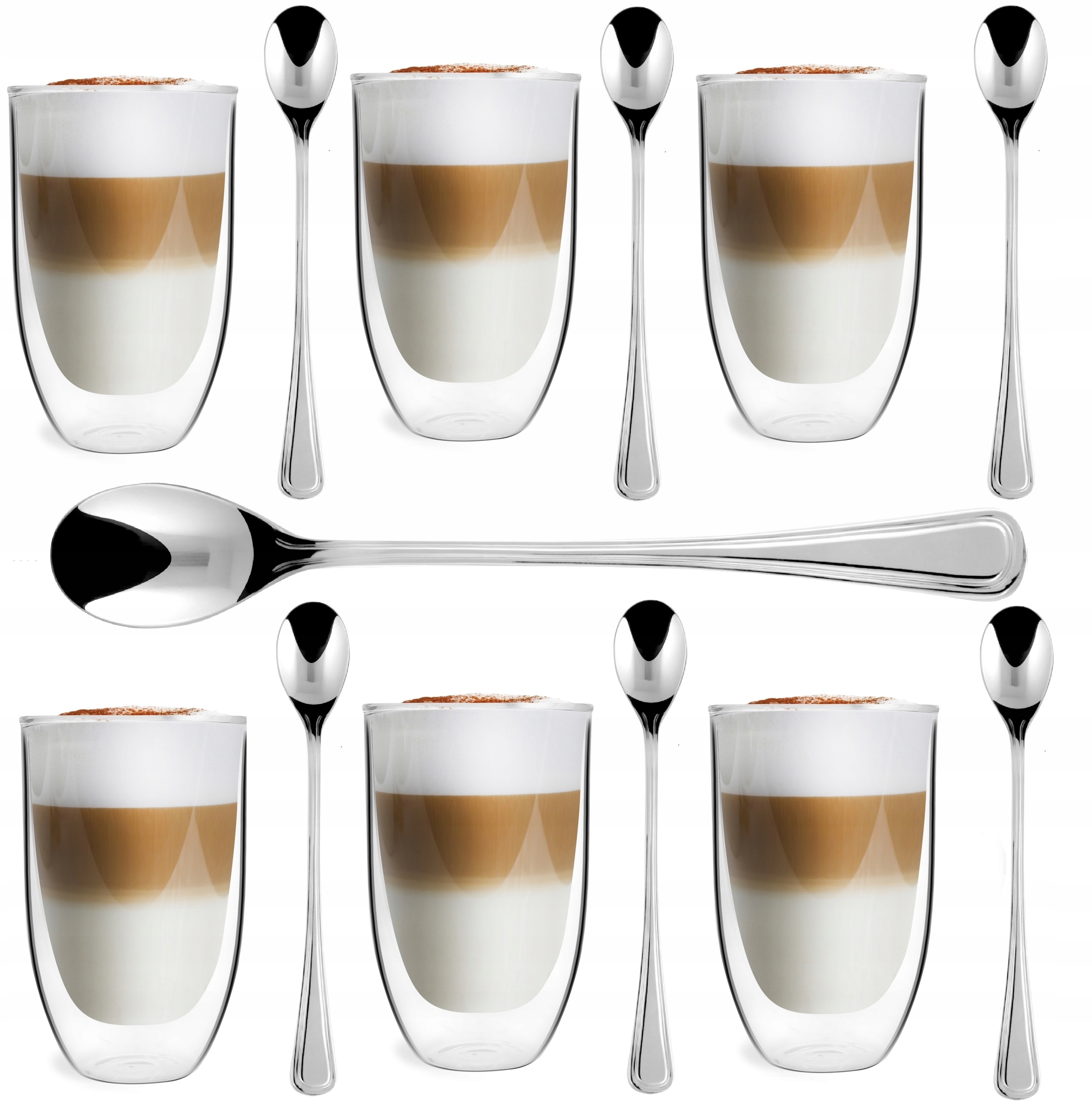 

Vialli 6 x Szklanki Amo Z Podwójną Ścianką Latte