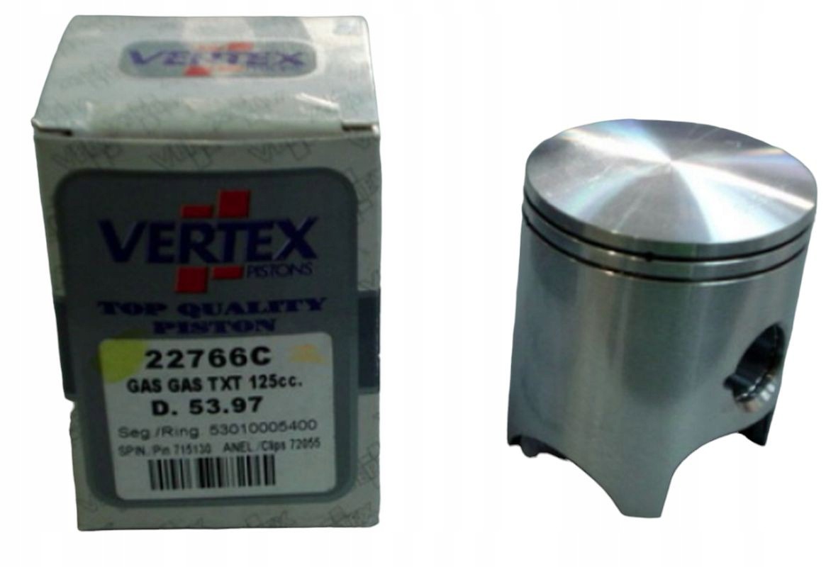 Vertex Piest Gas 125 Txt '02-'21 (53,96 MM) (+0,01 MM)