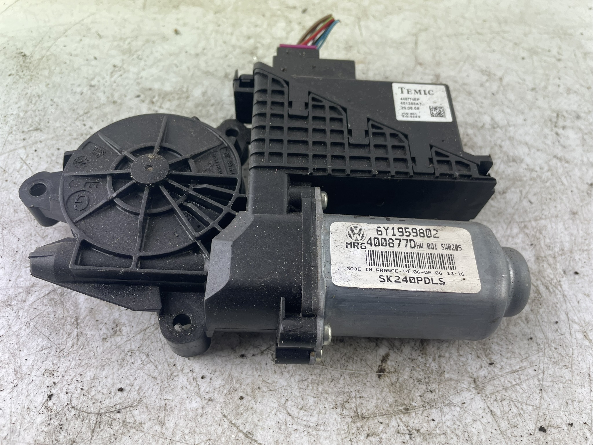engine windows right front 6Y1959802 Skoda Fabia 6Y 400877D