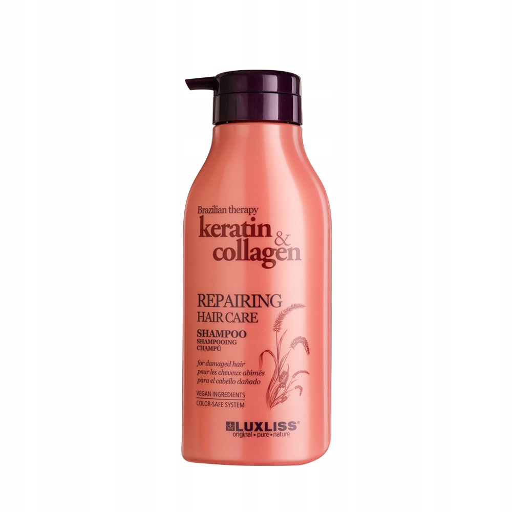 

Luxliss Keratin Szampon naprawczy 500 ml