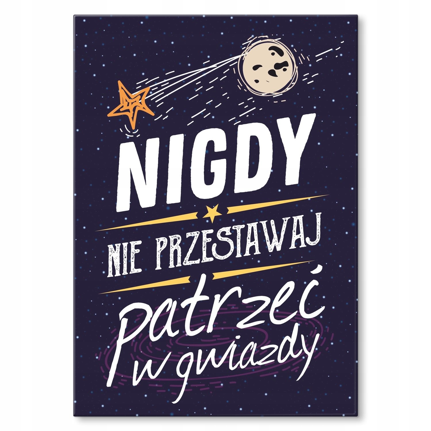 Kovový plakát Viz hvězdy Dárek 30 x 42 cm