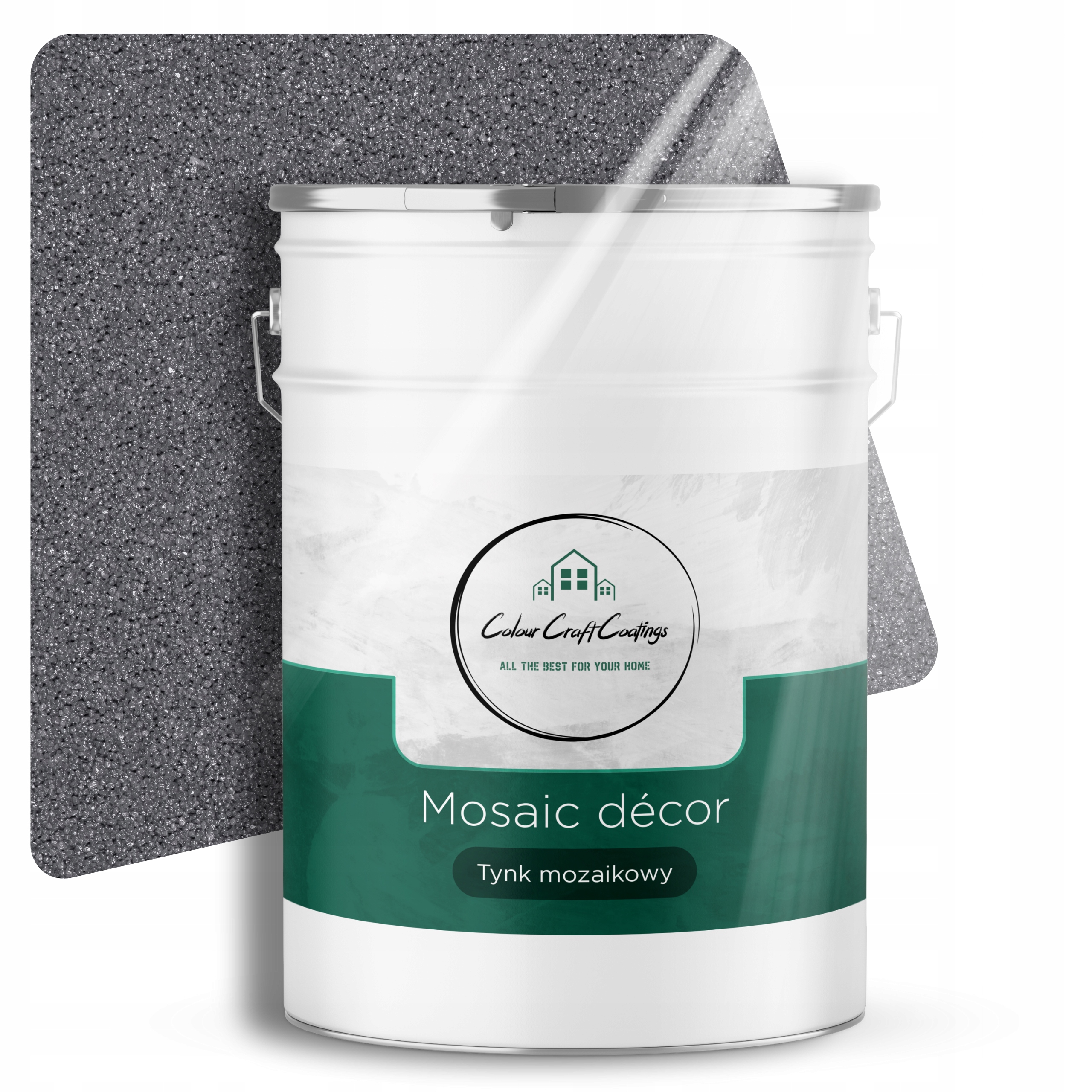 Mozaiková Omietka Mozaika Živicová Dekoračná Ozdobná Šedá Tmavá M05 25Kg