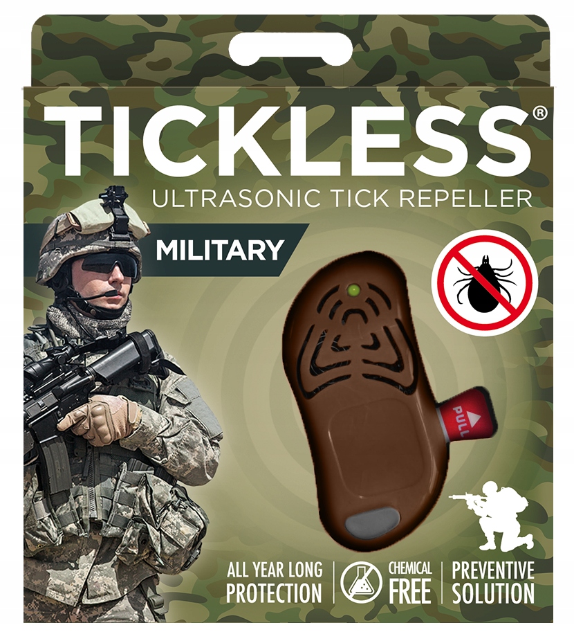 

Tickless Military odstraszacz Kleszczy Brąz