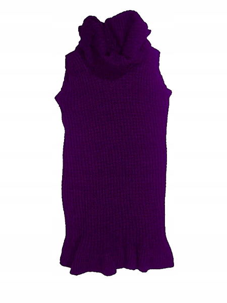 SUKIENKA WŁOSKA CIEPŁA TUNIKA SWETER GOLF SZALOWY