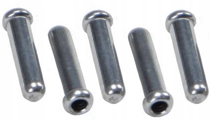 Końcówki linek Shimano przerzutki o średnicy 1,1 mm 1,2 mm 5szt.