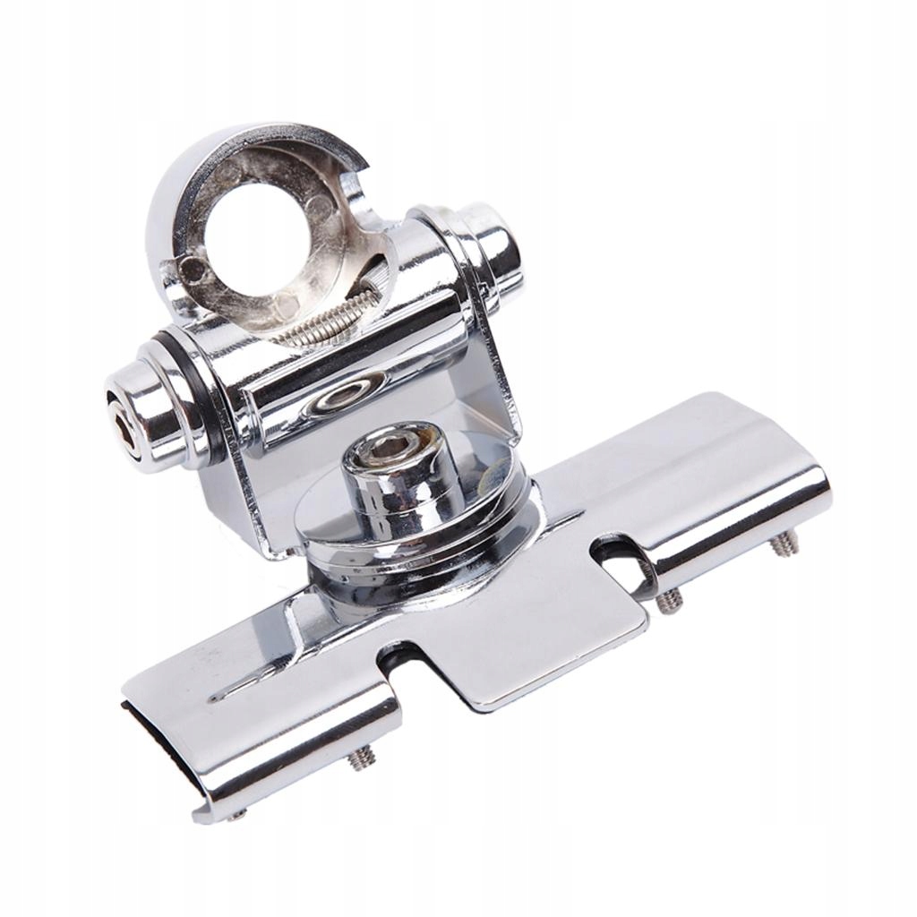 Uniwersalny uchwyt antenowy do samochodu, metalowy klips, pasuje do radia mobilnego, kolor srebrny