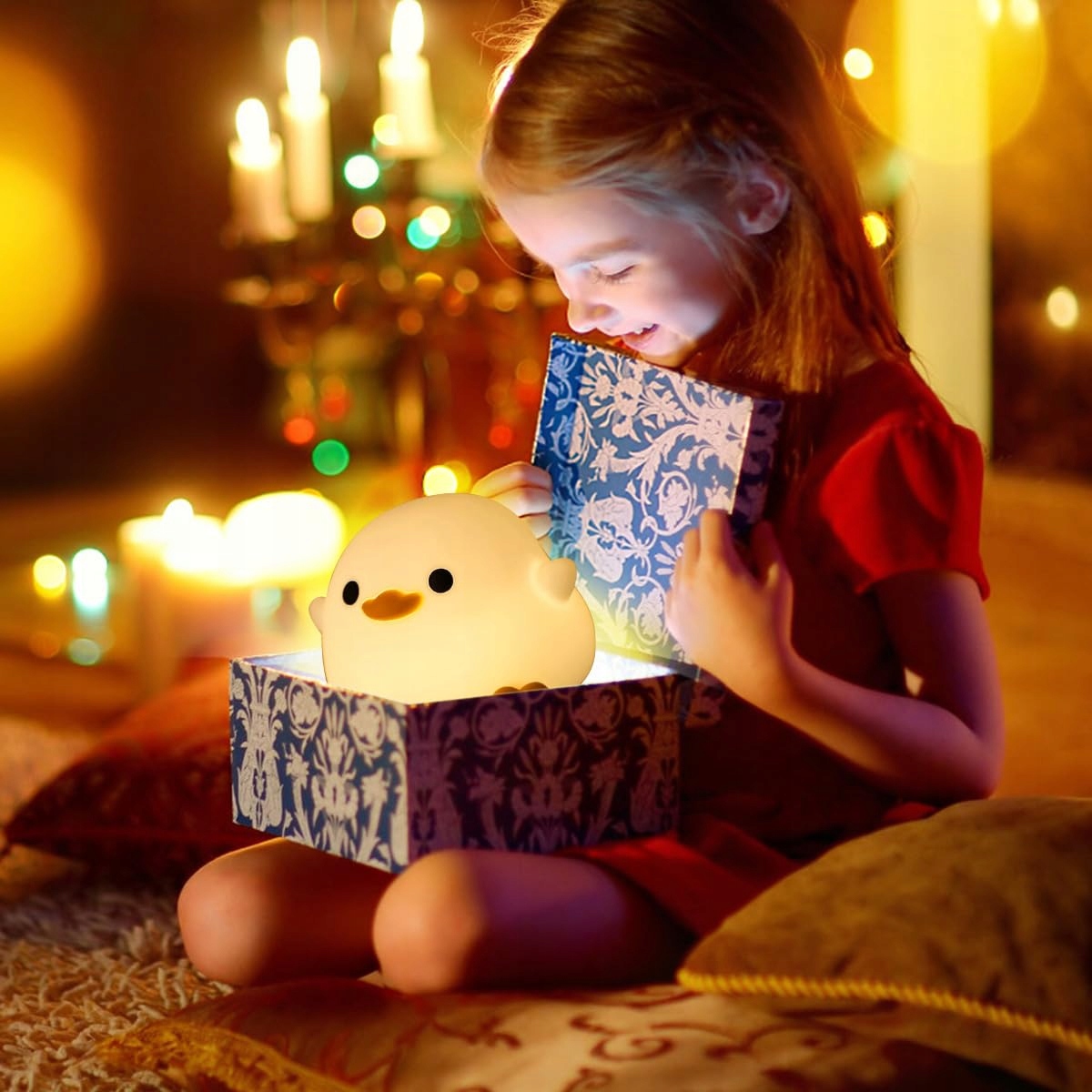 CECOMBINE Lampka Nocna LED Dla Dzieci Dimmable Dotykowa Przenośna — miniatura 6
