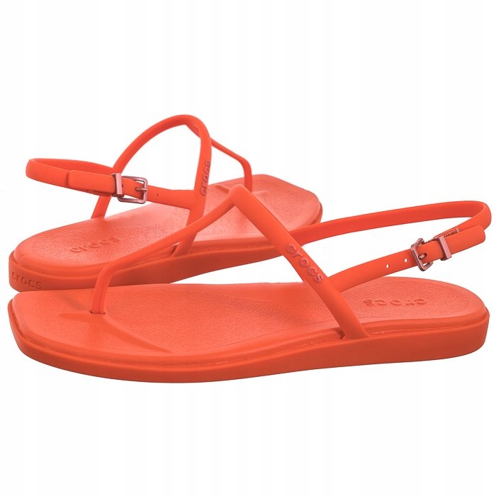 Letní boty Japonské Sandály Crocs Miami Thong Flip 209793-84J Červené
