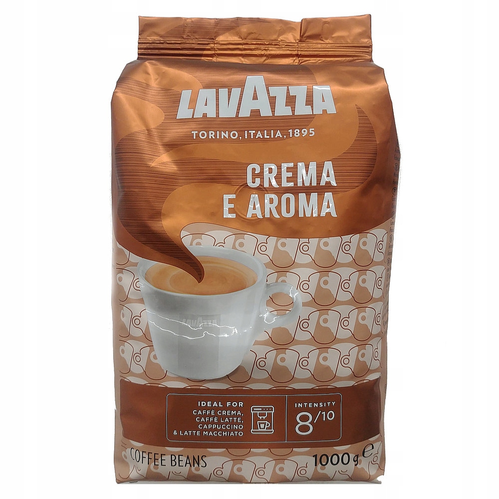 Levně Káva Zrnková Arabica Robusta Lavazza Crema Aroma 1000 g