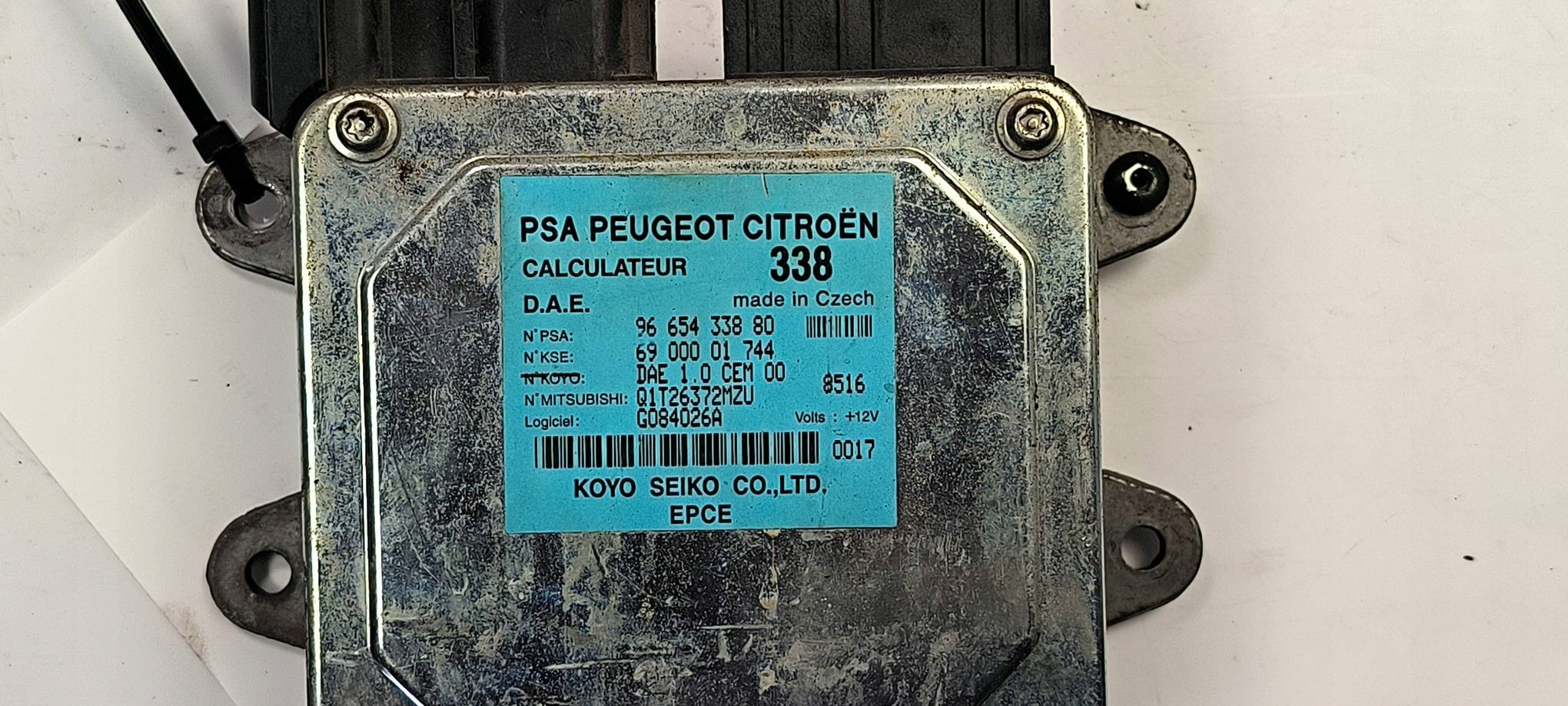 modulo SERVOSTERZO 9665433880 CITROEN C3