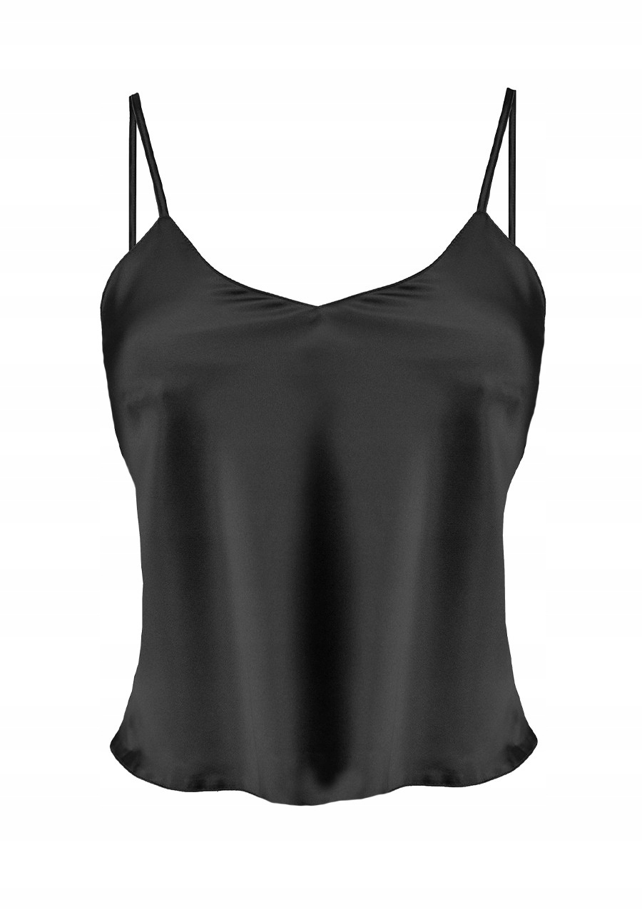 Dkaren Klasyka TOP SATYNOWY KAREN S CZARNY